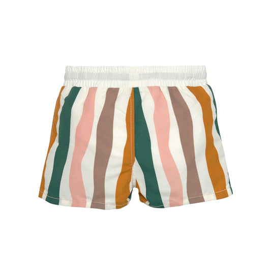 Short de bain ainti-fuites/ anti-UV "Lignes multicolores" - Lässig