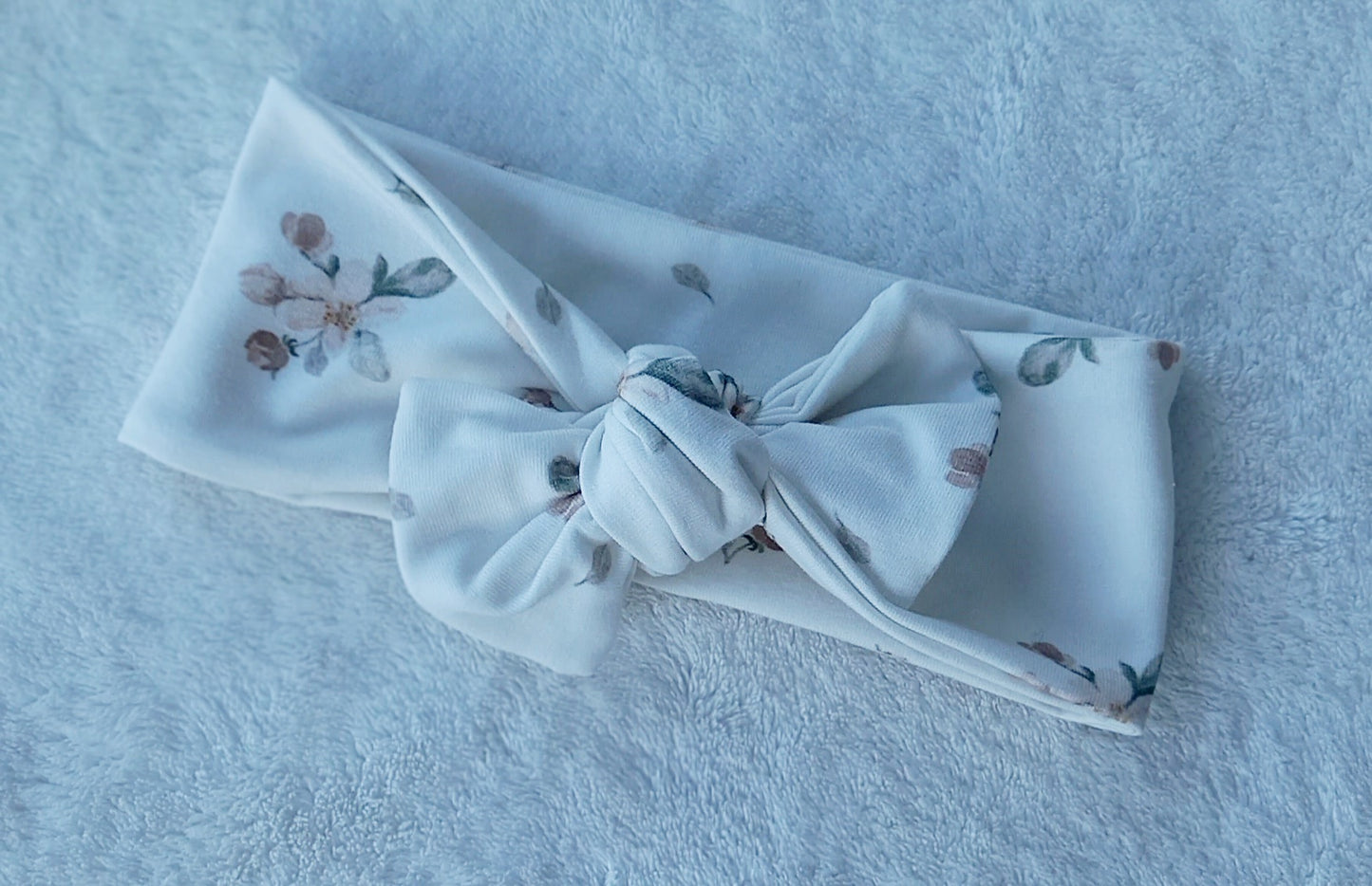 Baby turban "Fleurs de coton" - Liena