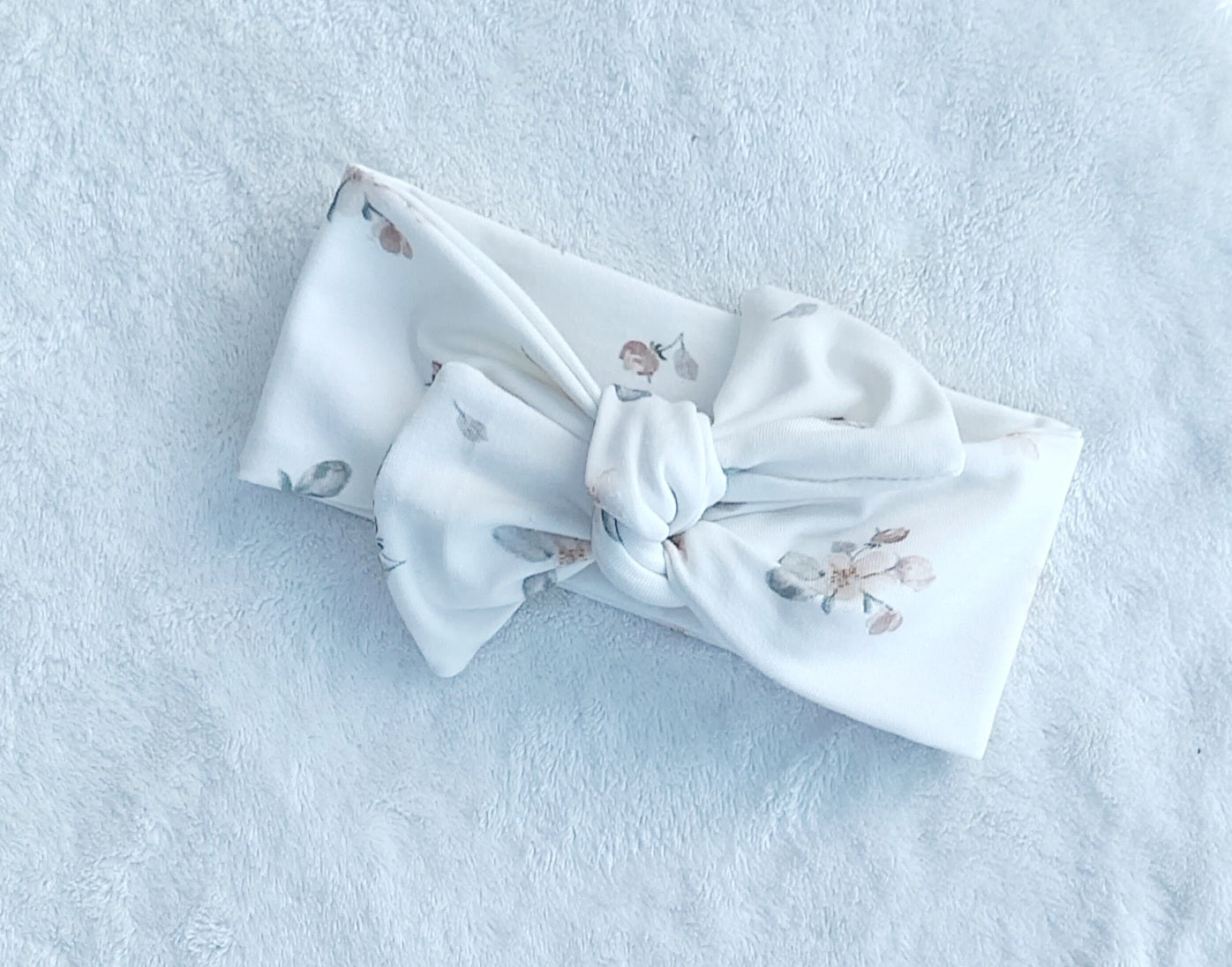 Baby turban "Fleurs de coton" - Liena