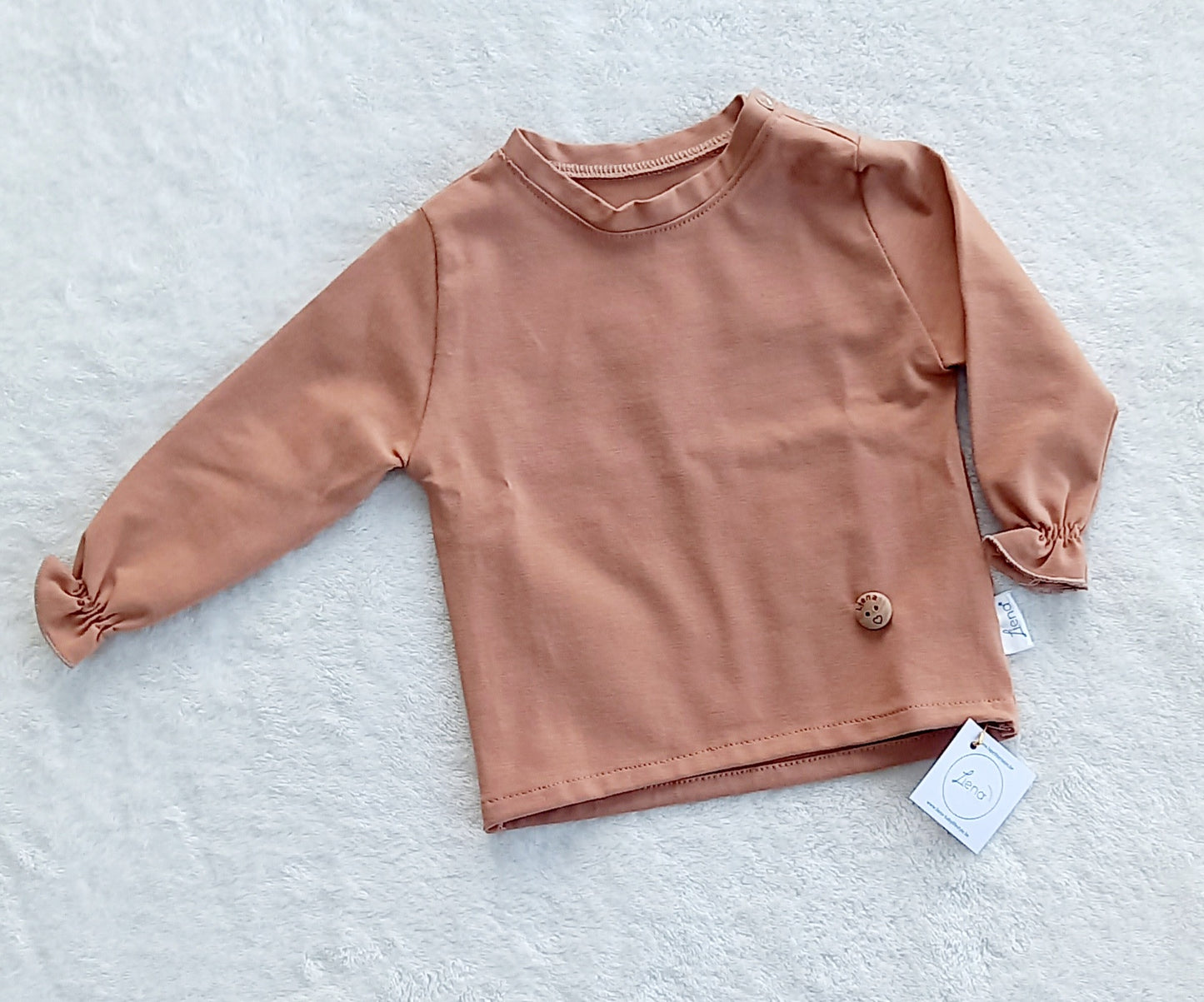 Blouse/t-shirt longues manches "Terracotta" - Liena