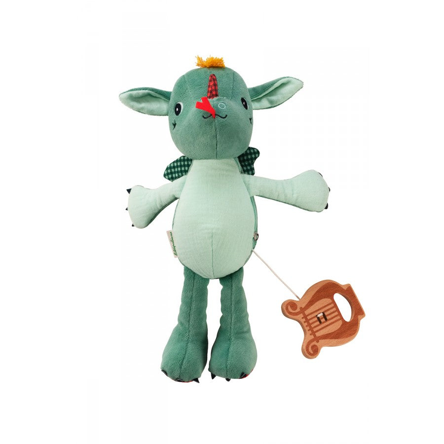 Peluche musicale eco-friendly  "Joe le dragon" - Lilliputiens.