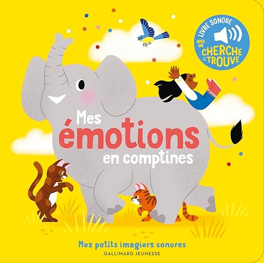 Livre "Mes émotions en comptines" - Gallimard Jeunesse