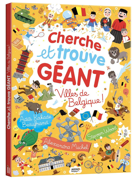 Livre "Cherche et Trouve géant : Villes de Belgique" - Auzou