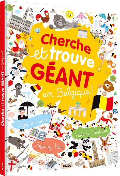 Livre - Cherche et trouve géant "En Belgique!" - Auzou