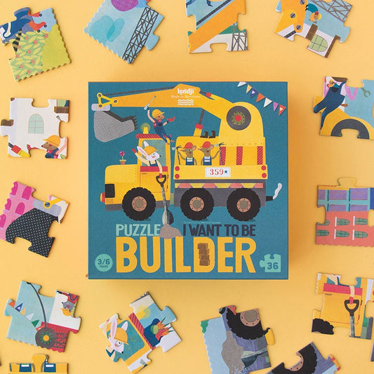 Puzzle "I want to be builder" - Londji