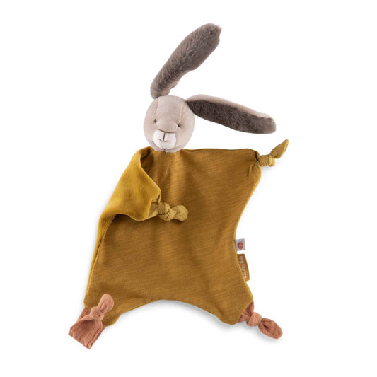 Doudou lapin ocre "Les trois petits lapins" - Moulin Roty  ♡