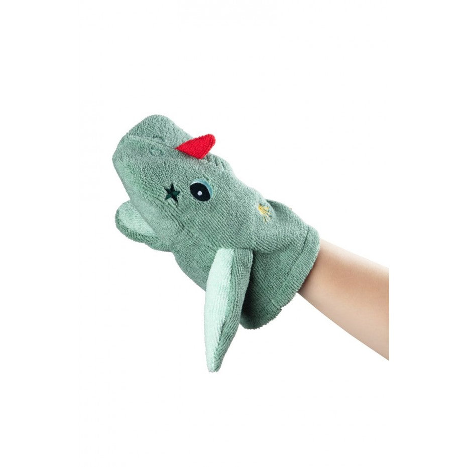 Gants de toilette marionnette "Joe le dragon" - Lilliputiens