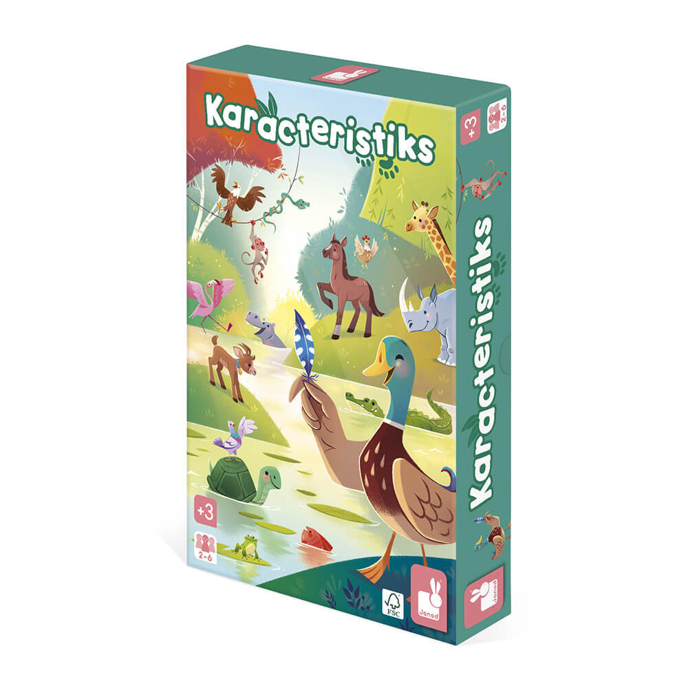 Jeu de rapidité "Karacteristiks" - Janod