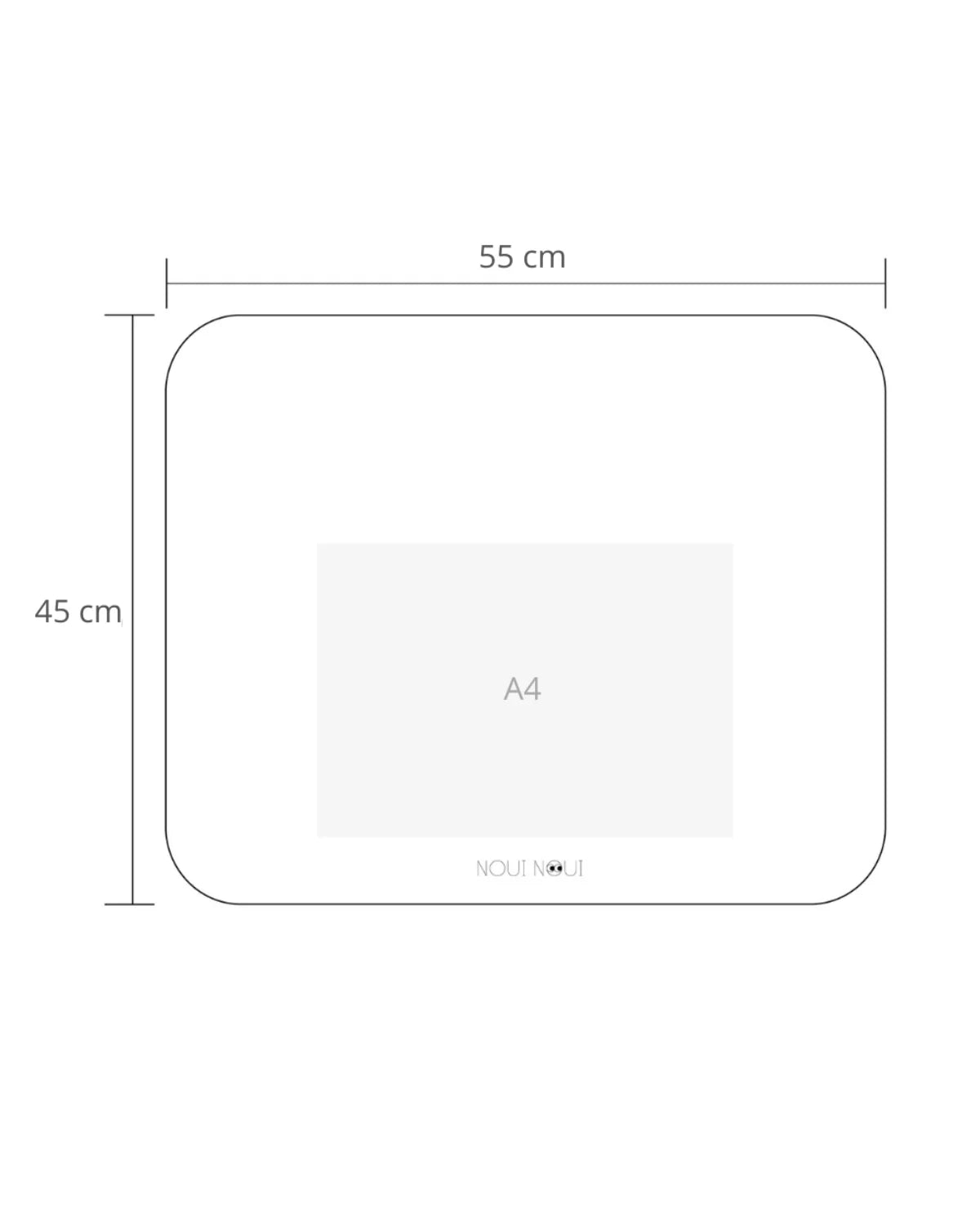 Set de table XL (55x45cm) Océan - Noui Noui