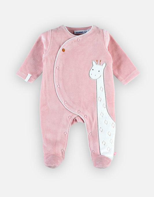 Pyjama velours "Girafe" - Noukies